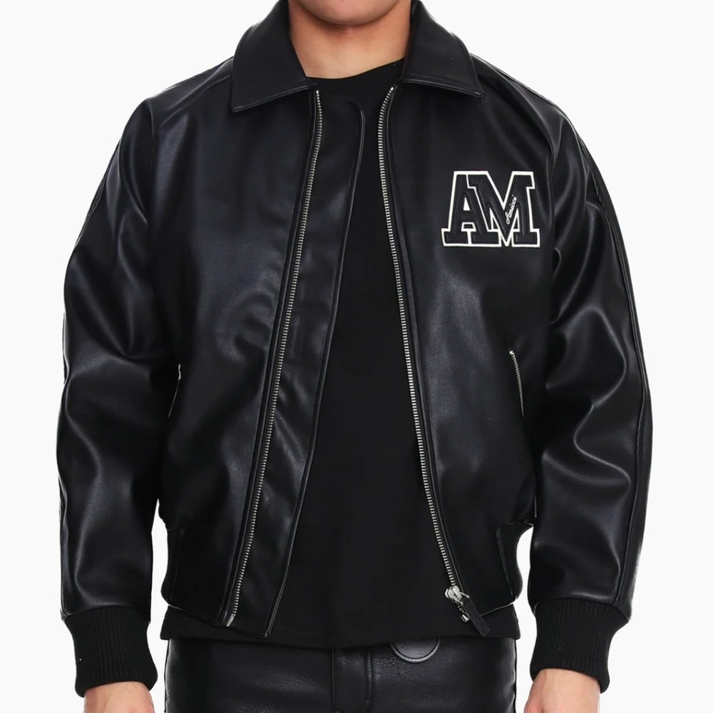 AMICCI GUISEPPE BIKER JACKET BLACK - M